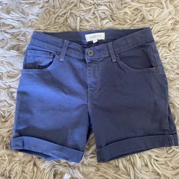 Indigo Jean Shorts - Picture 1 of 3